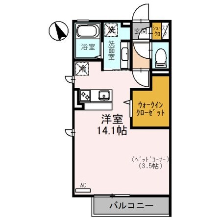 グランコートの物件間取画像